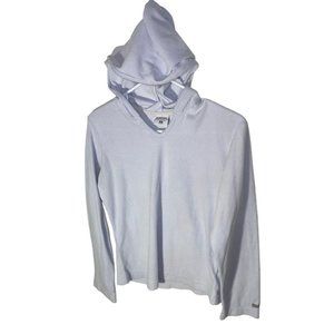 Columbia Womens Lightweight Hooded Fleece Pullover Size Medium Purple